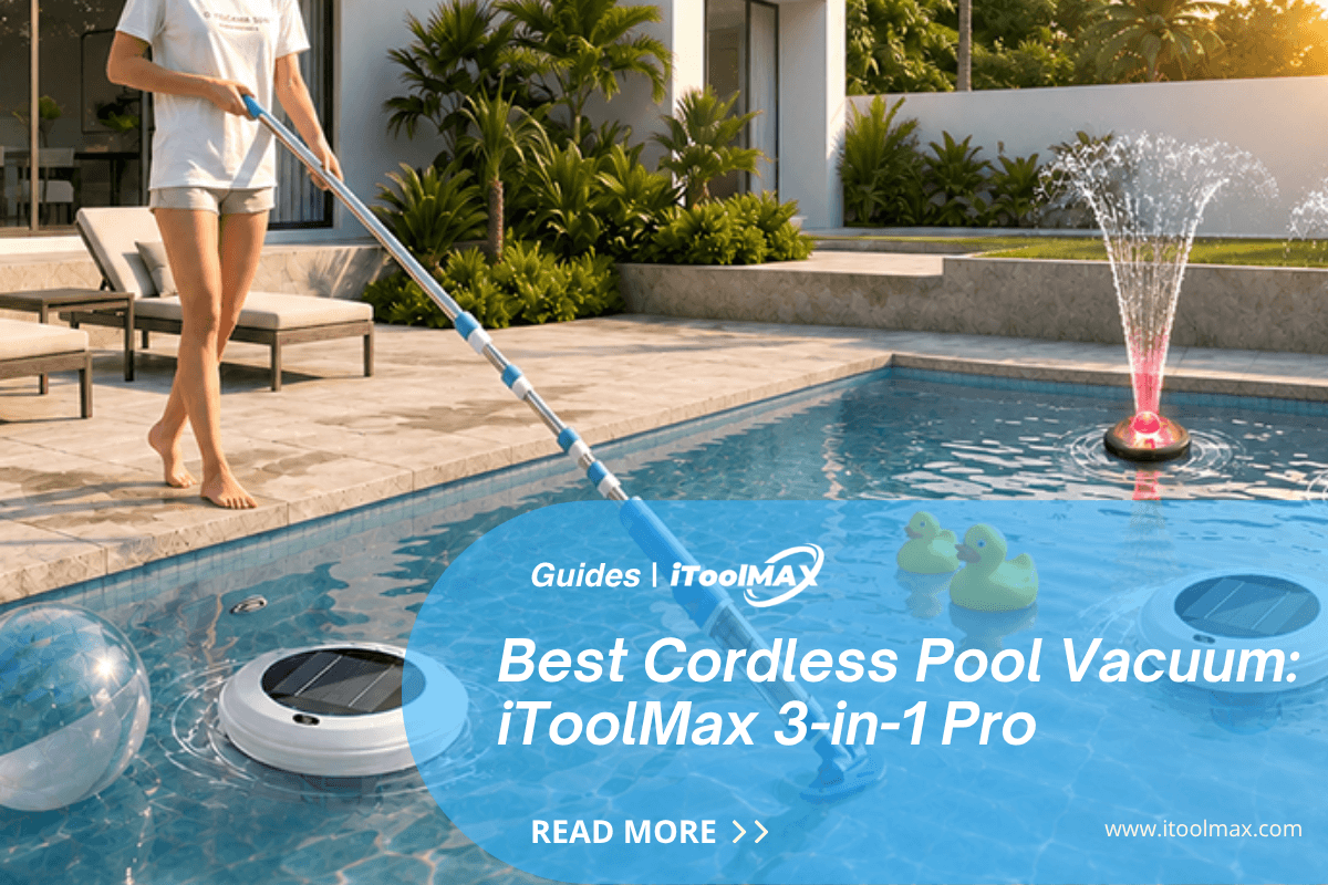 Best Cordless Pool Vacuum 2026: iToolMax 3-in-1 Pro Review & Buyer's Guide
