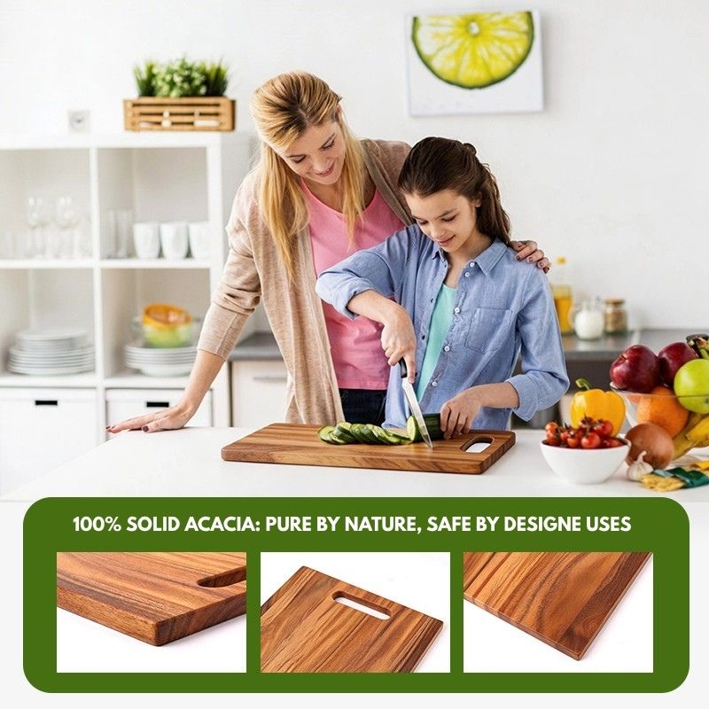 3 pcs wood cutting board set maded by acacia