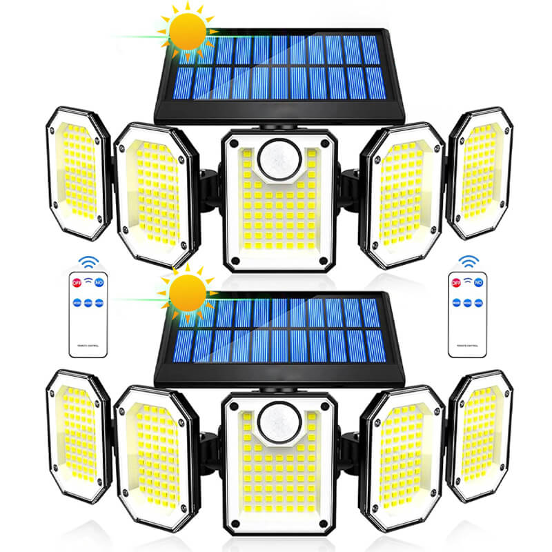 5-Köpfe Solar-Außenleuchten