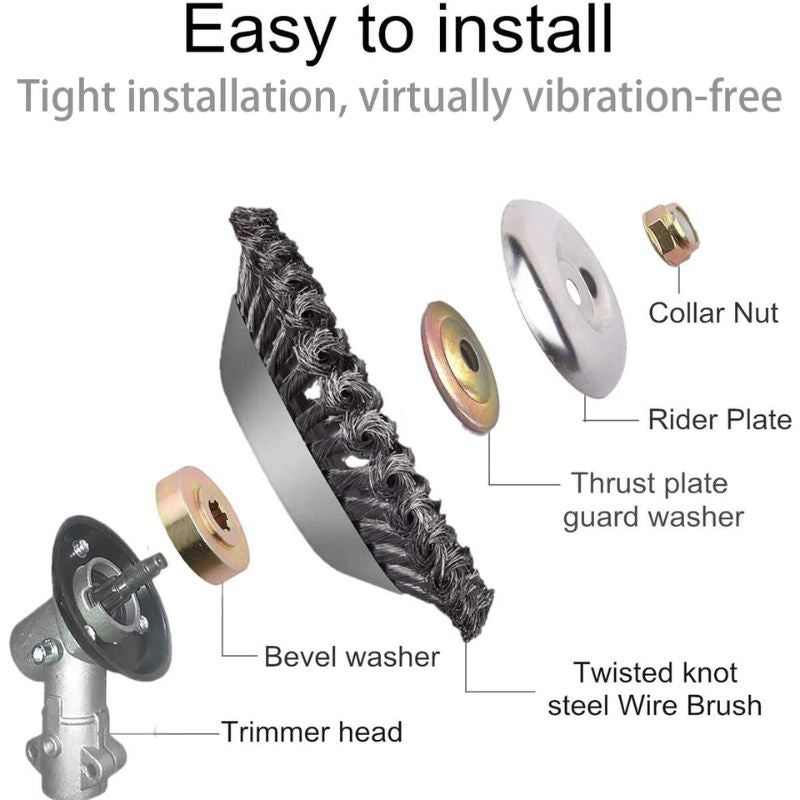 6 inch universal metal trimmer head easy to install