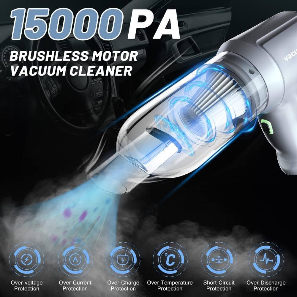 Aspirateur de voiture sans fil et sans balais 3 en 1