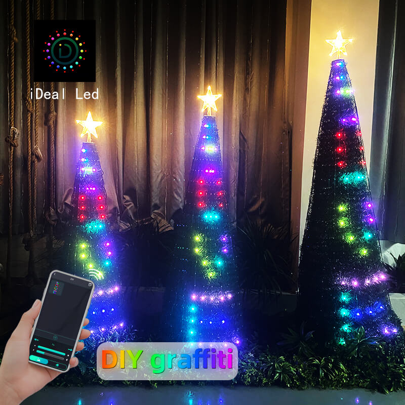 Soilse Crann Nollag Rialaithe APP DIY Saincheaptha