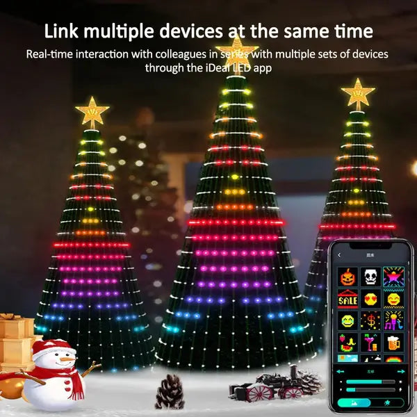 DIY individuelle APP-gesteuerte Weihnachtsbaumbeleuchtung