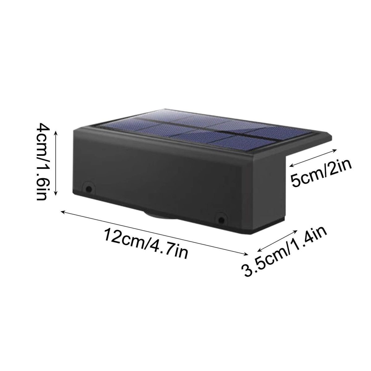Lampe murale solaire double LED