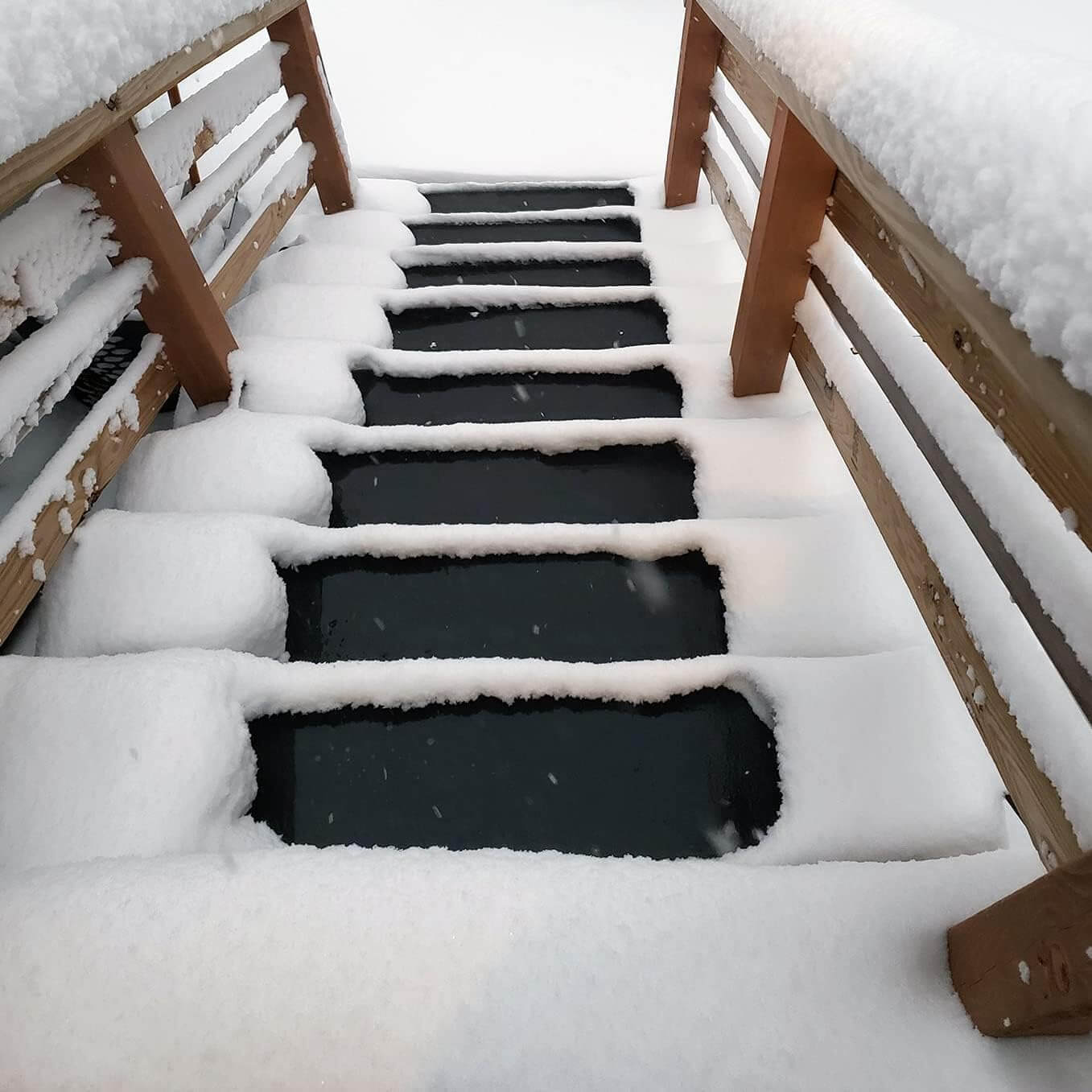 Beheizte Schneeschmelzmatten