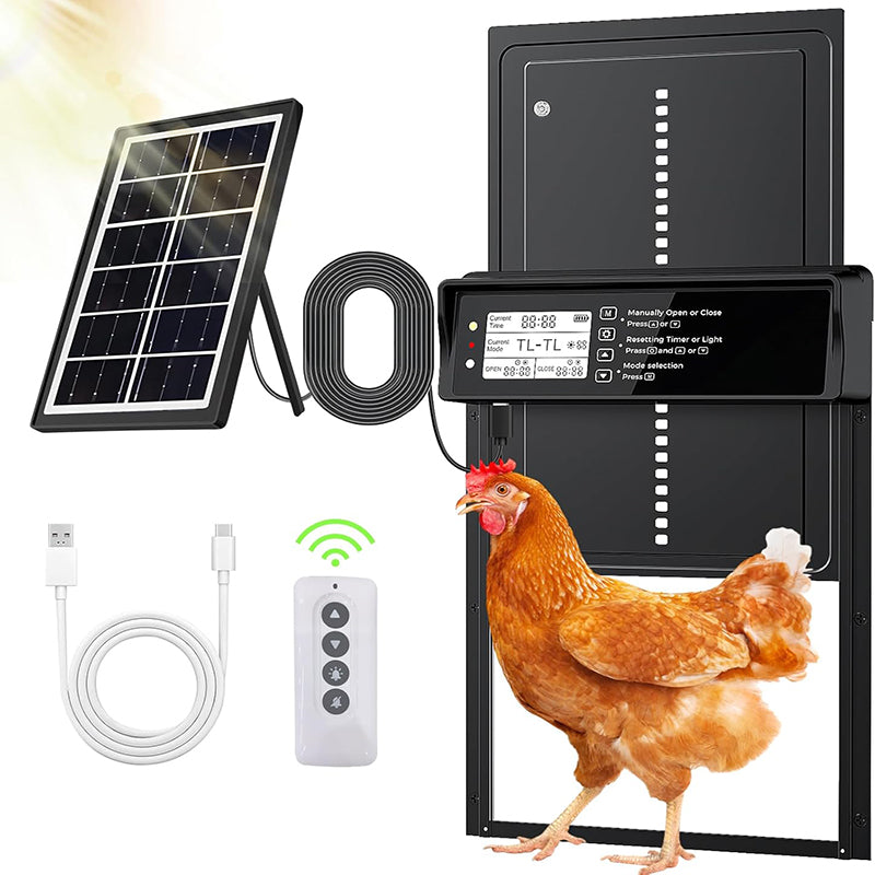 Solar Chicken Coop Door