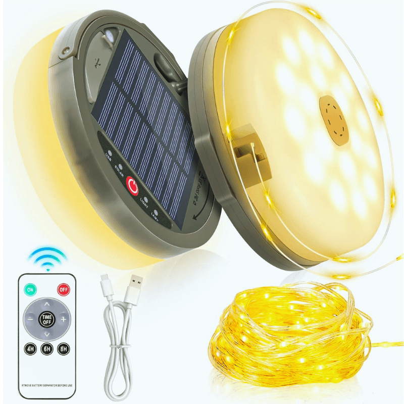 3-in-1 Solar-Camping-Lichterkette