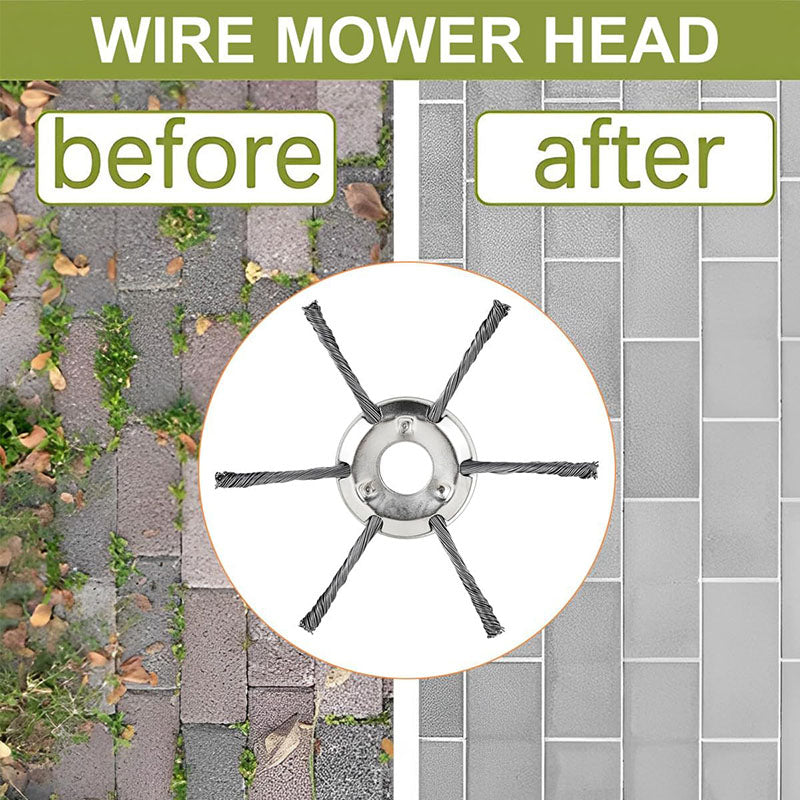 iToolMax 8 inches Steel Wire Trimmer Head for 4 in 1 Cordless Weed Eater Pro