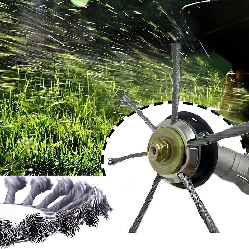 iToolMax 8 inches Steel Wire Trimmer Head for 4 in 1 Cordless Weed Eater Pro