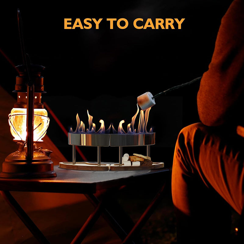 Easy to use and portable tabletop fire pit