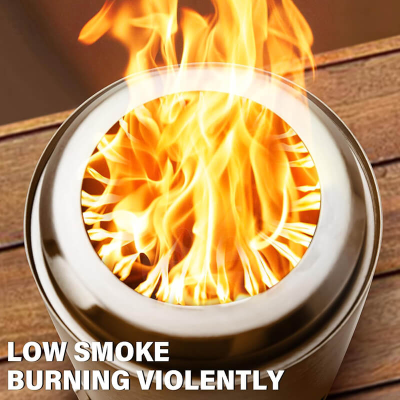 iToolMax Smokeless Portable Tabletop Fire Pit