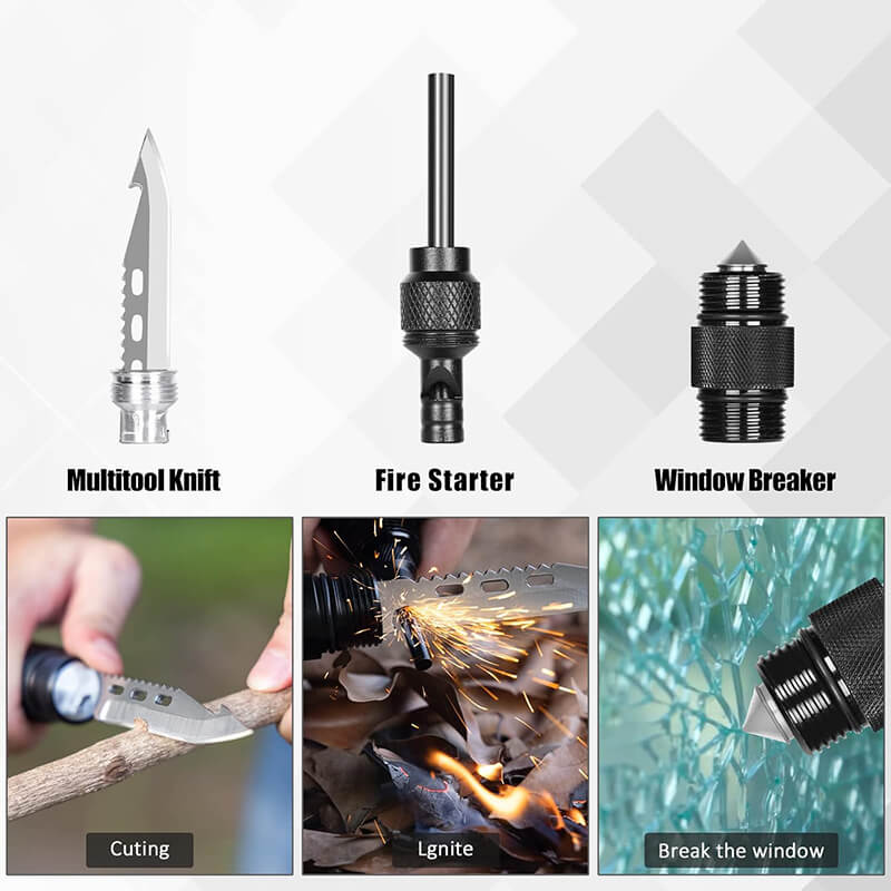 25 in 1 Survival Multi-Tool Shovel Kit