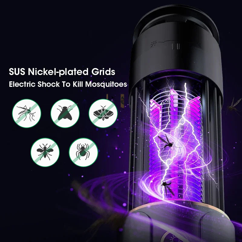 Using SUS nickel-plated strong power grid, can release 3000V when mosquitoes get close, quickly kill poisonous mosquitoes, and die with one touch, power saving and high efficiency. No pesticides, non-toxic, harmless to people and pets. It is a more convenient, cleaner and more efficient way to kill mosquitoes.