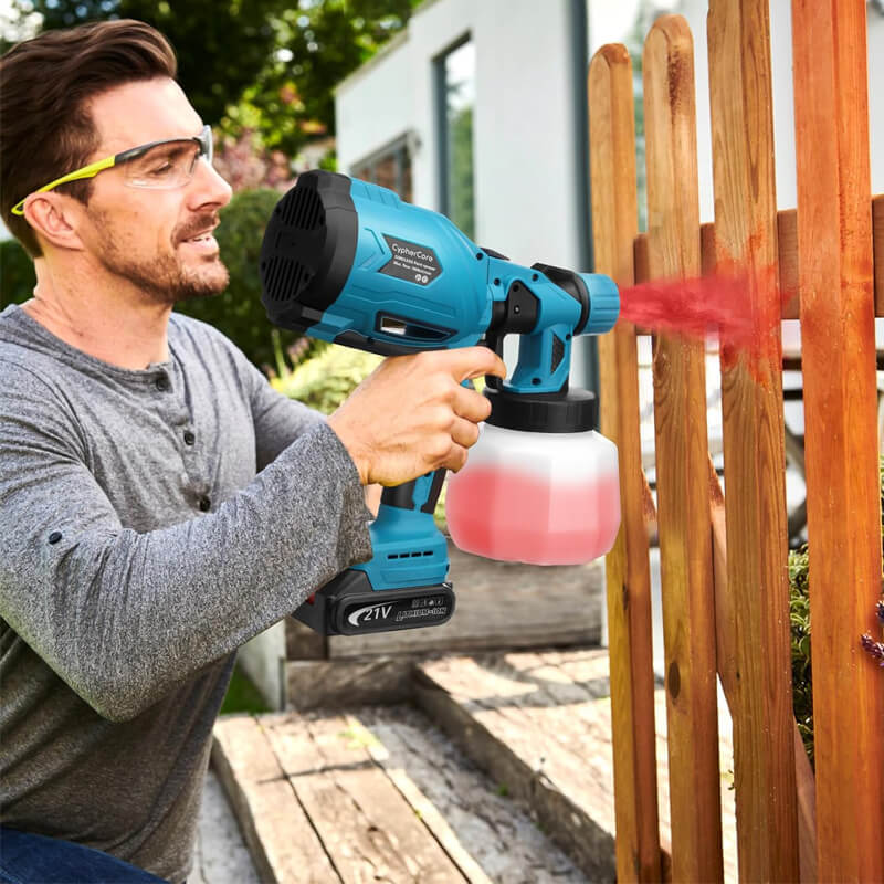 Hochdruck kabelloser Farbsprüher mit 2 Akkus