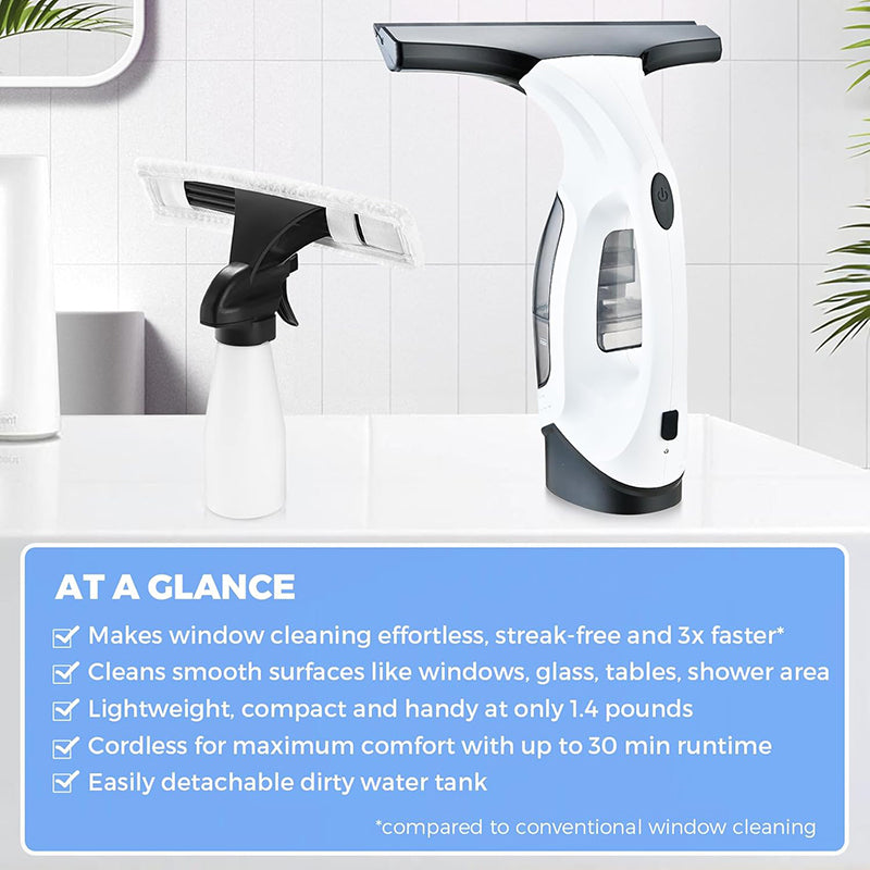 iToolmax Cordless Window Vacuum Squeegee