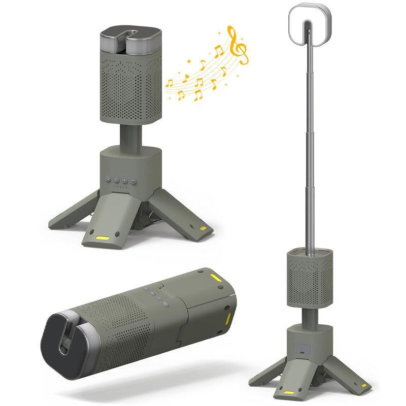 iToolmax Telescopic Camping Light with Speaker