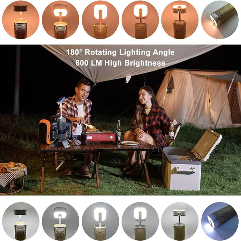 iToolmax Telescopic Camping Light with Speaker