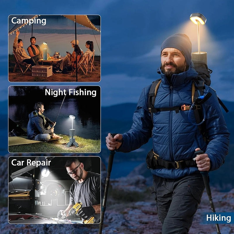 iToolmax Telescopic Camping Light with Speaker