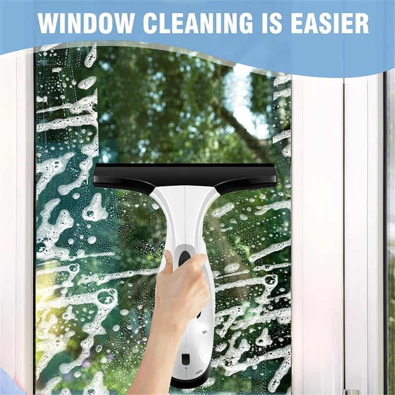 Say goodbye to messy drips and smudges with our Cordless Window Vacuum Cleaner! It can suck up dirty water with strong suction up to 2000Pa while you clean, leaving your windows sparkling and crystal-clear in seconds without any water streaks and scratches left on the glass.