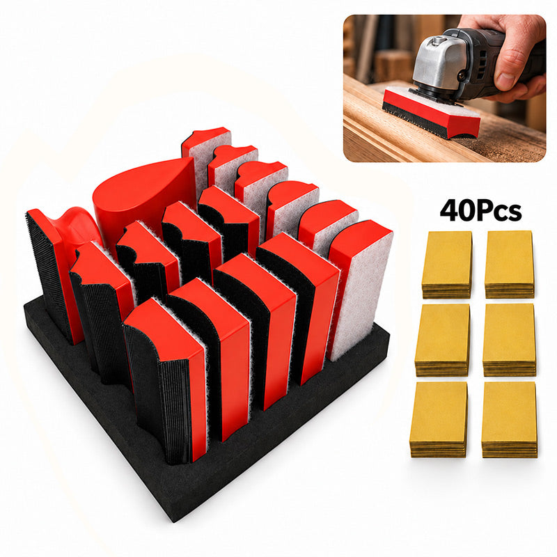 itoolmax 16pcs hand sanding block set product