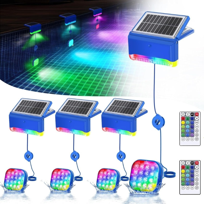 itoolmax 2 in 1 waterproof solar pool lights 4 pcs