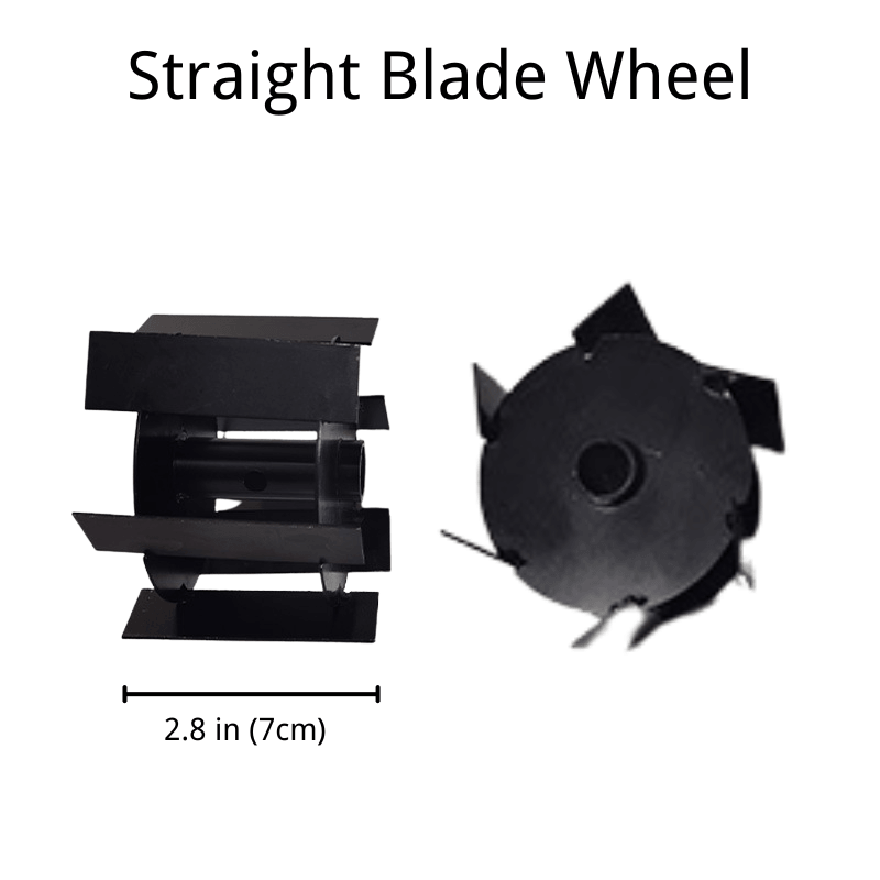 itoolmax 2.8inches tiller replacement blades set
