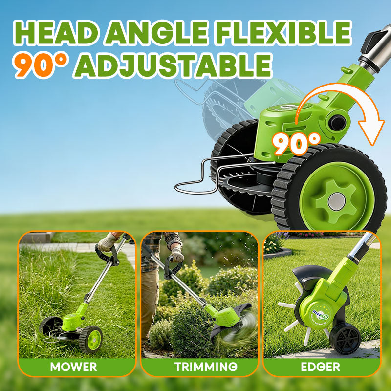 itoolmax 3 in 1 cordless weed eater adjustable head