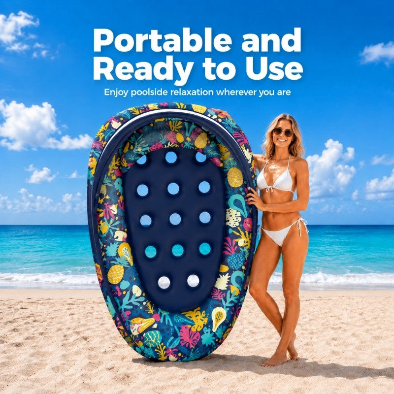 itoolmax 3 in 1 pool floats with removable canopy portable