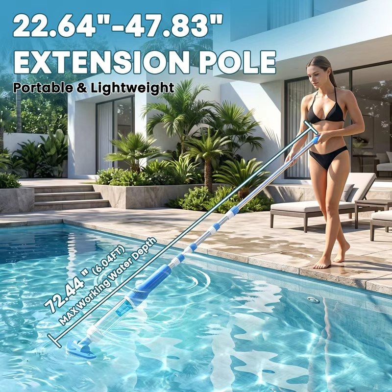 itoolmax 3 in 1 pro cordless pool vacuum cleaner with extension pole