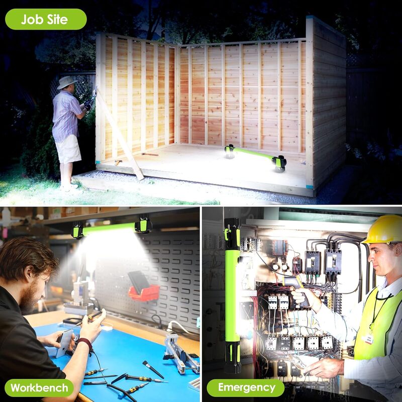 itoolmax 3000lm rechargeable led work light work