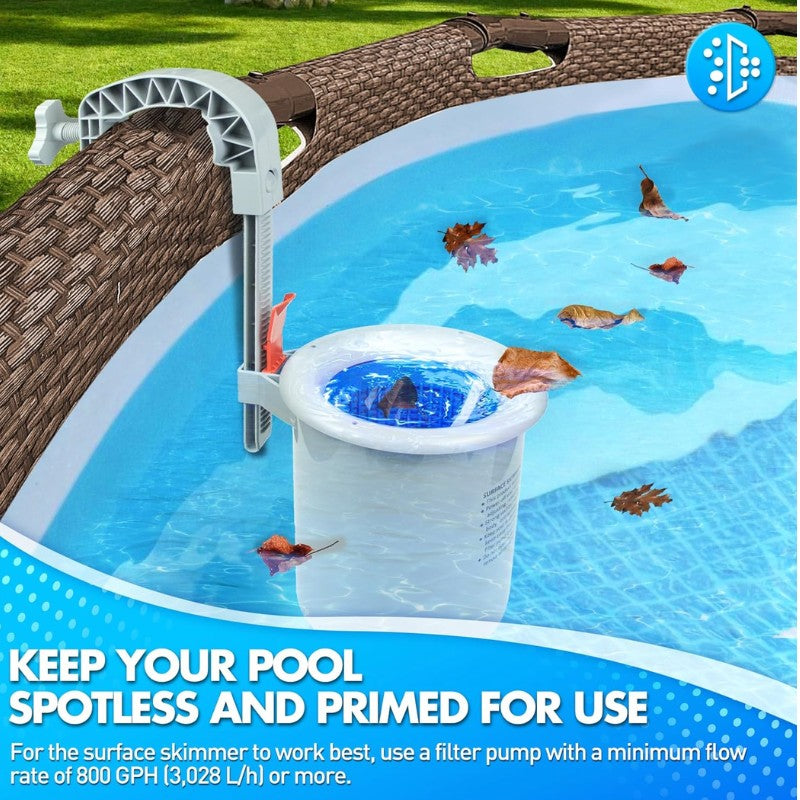itoolmax above ground pool skimmer keep pool clean