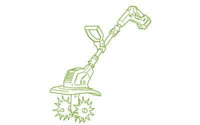itoolmax cordless tiller cultivator
