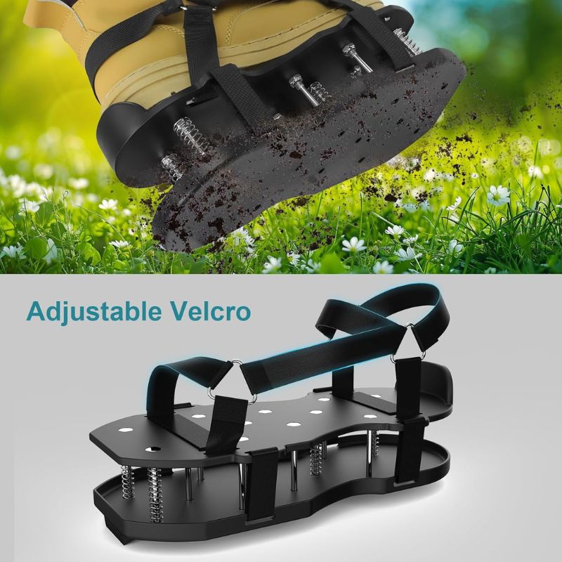 itoolmax double lawn aerator shoes more details