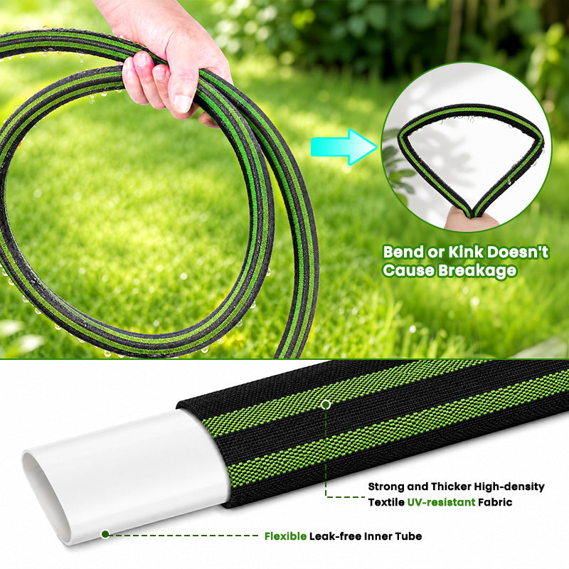 itoolmax flat soaker hose can bend