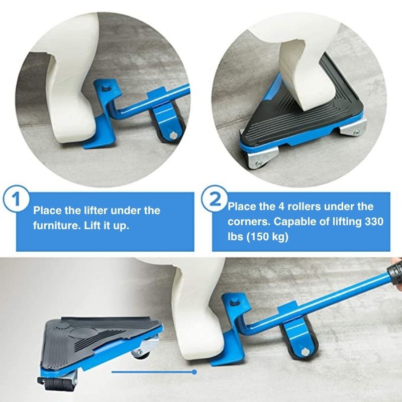itoolmax furniture mover kit use step