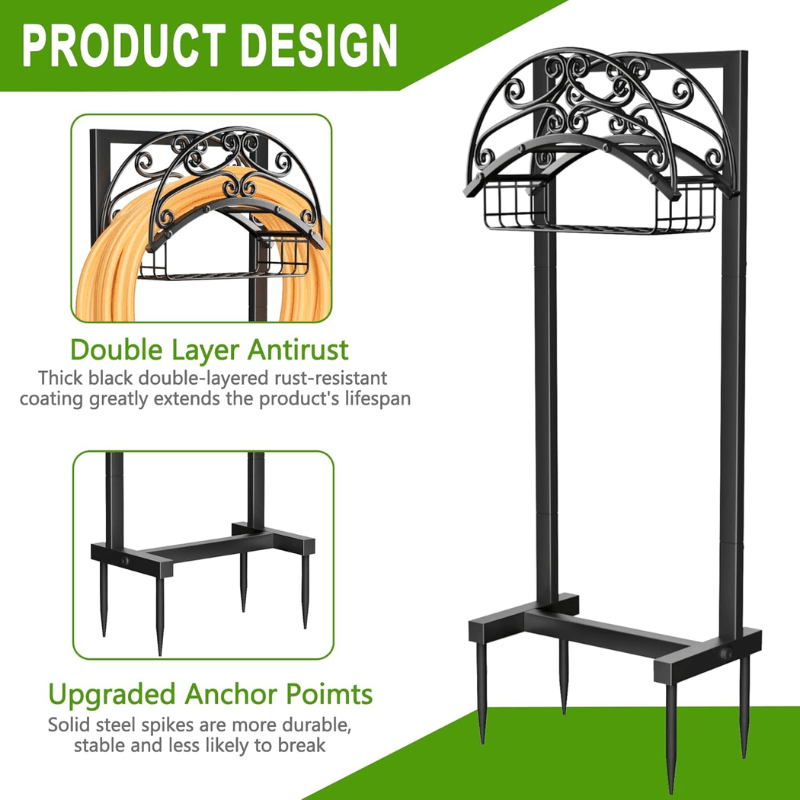 itoolmax garden hose holder upgrade anchor poimts
