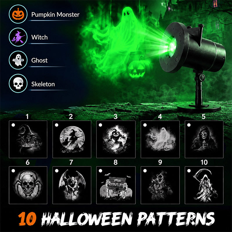 itoolmax halloween projector lights product with 10 spooky patterns