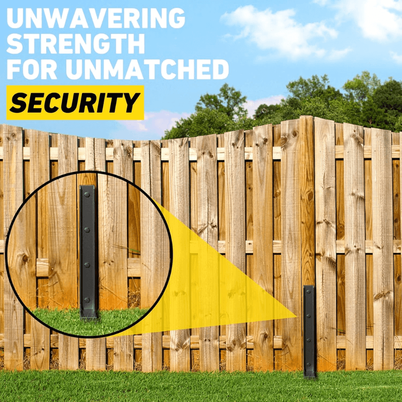 itoolmax heavy duty fence post repair kit security