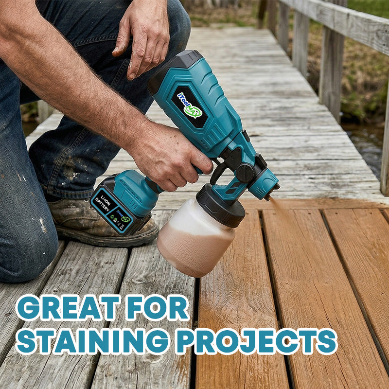 itoolmax high pressure cordless paint sprayer battery