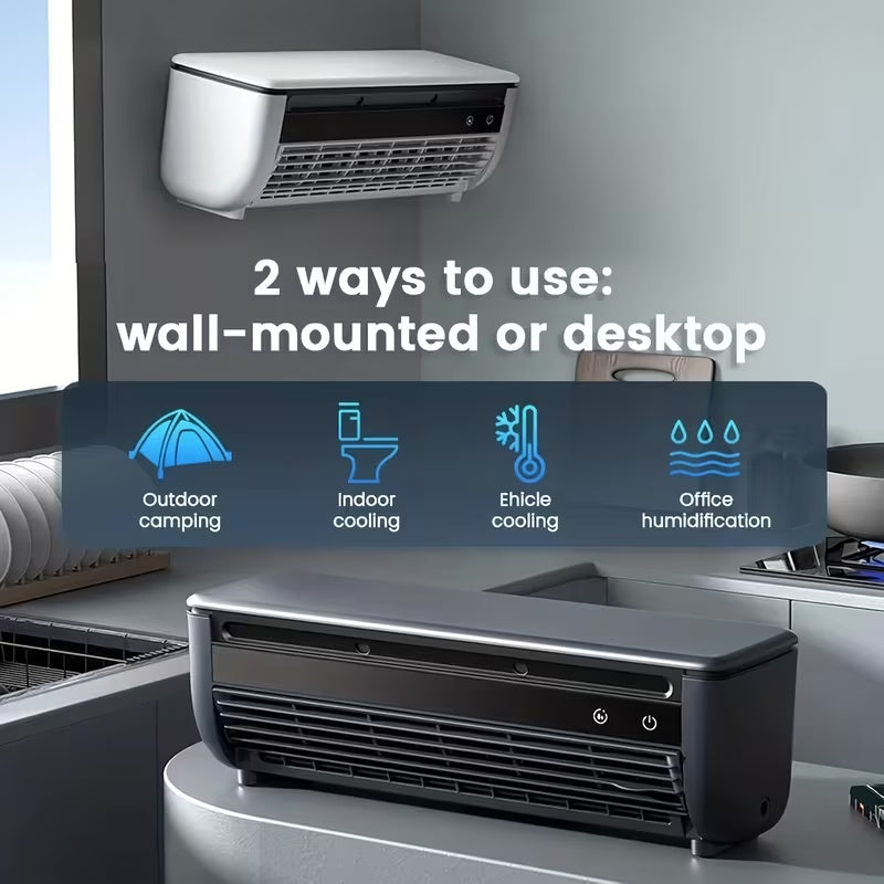 itoolmax portable no driil wall air conditioner 2 ways to use
