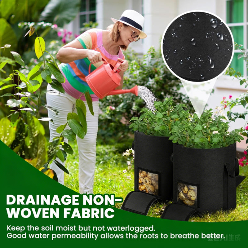 itoolmax potato grow bags with non woven fabric
