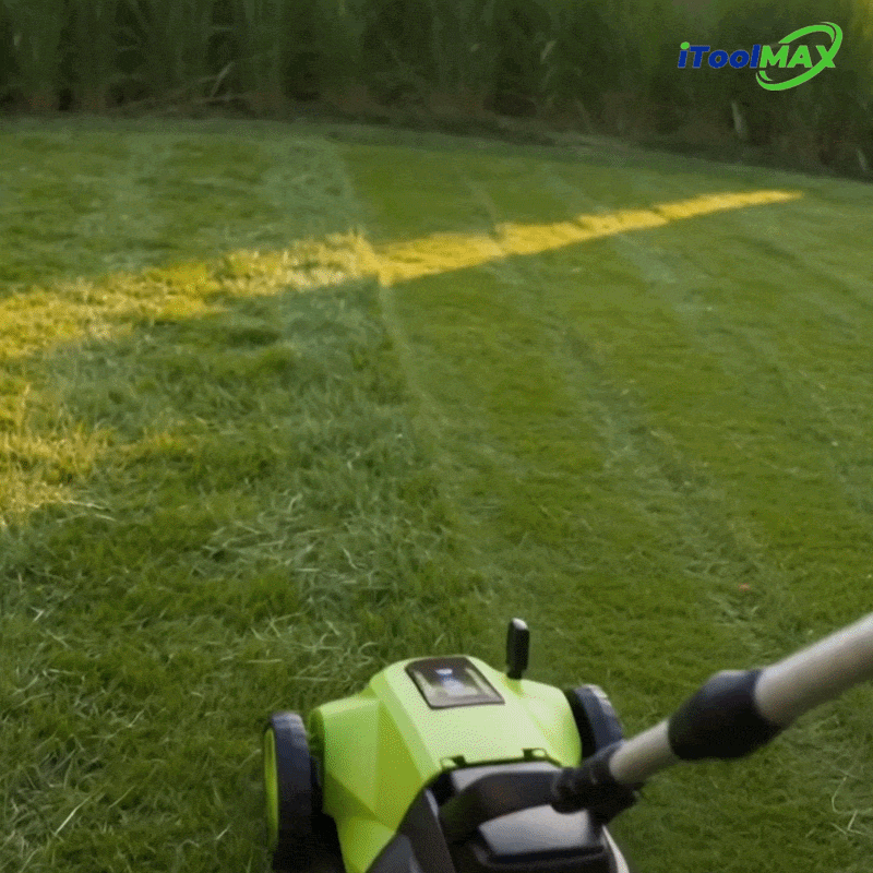 itoolmax small electric lawn mower lightweight
