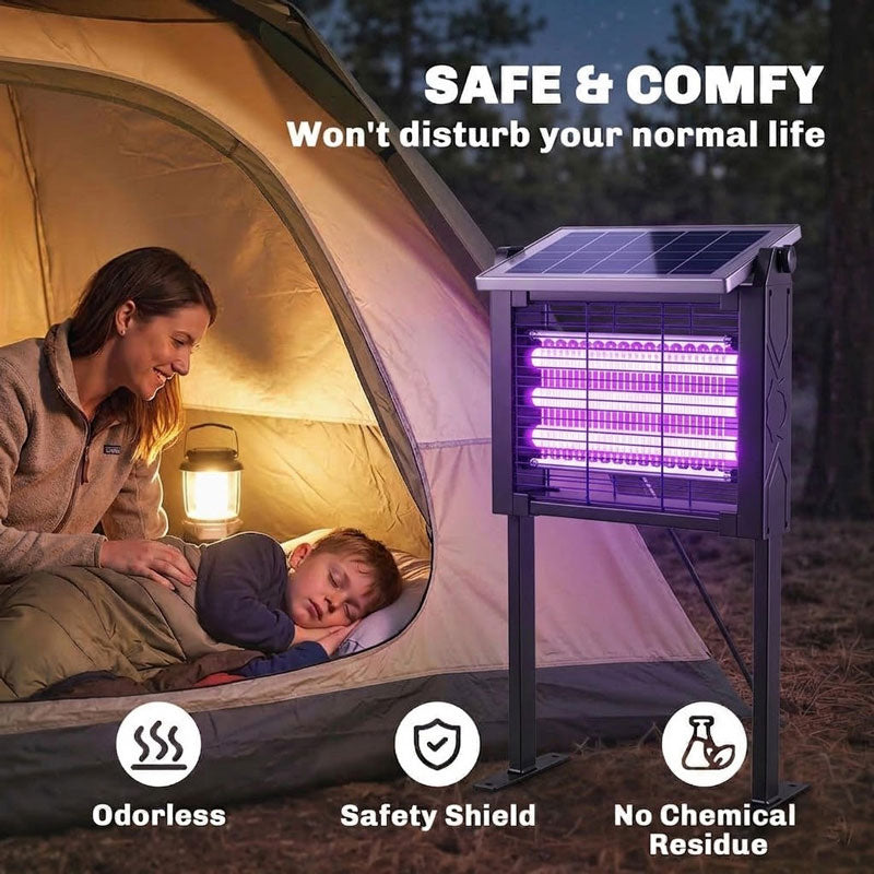 itoolmax solar bug zapper outdoor waterproof safe and comfy