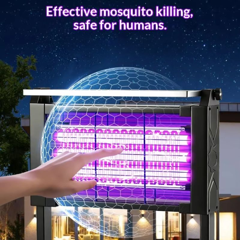 itoolmax solar bug zapper outdoor waterproof safe for humans