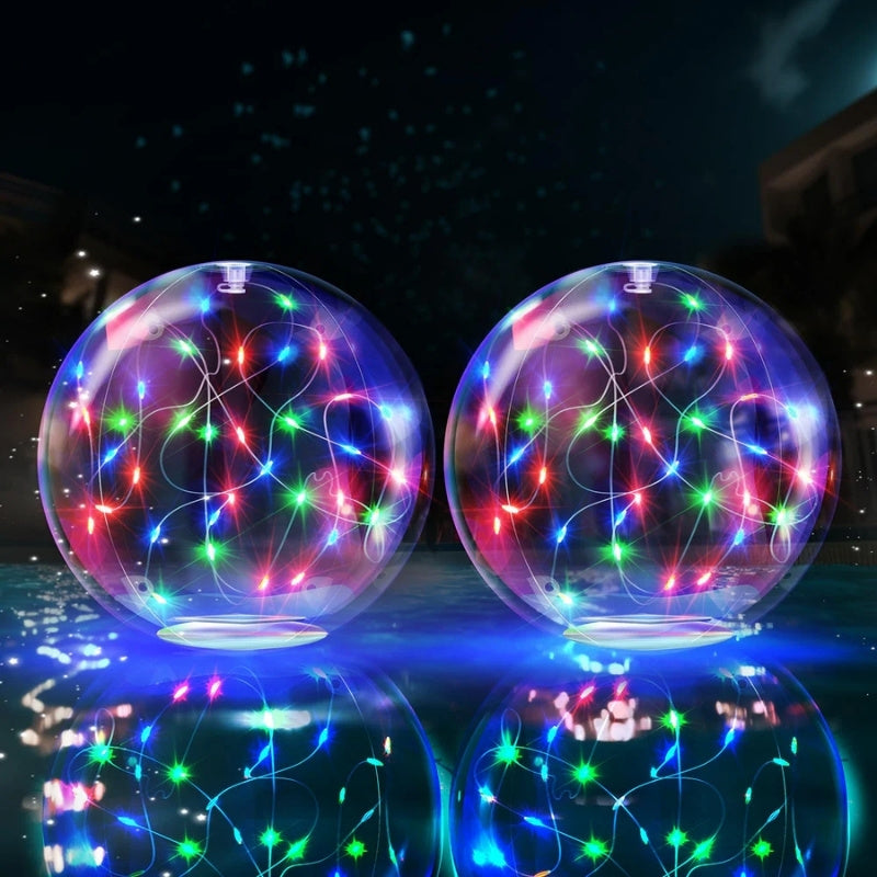 itoolmax solar floating pool lights rgb 7 colors 2pcs coloured light