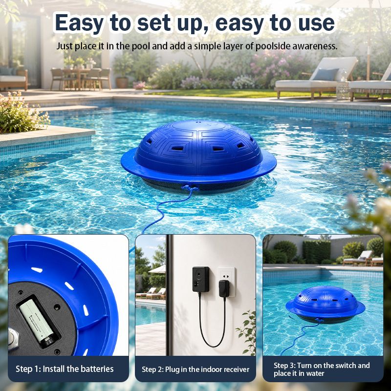 itoolmax swimming pool alarm easy to set up