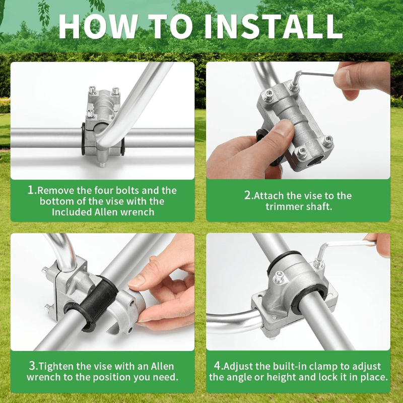 itoolmax weed eater handle installation