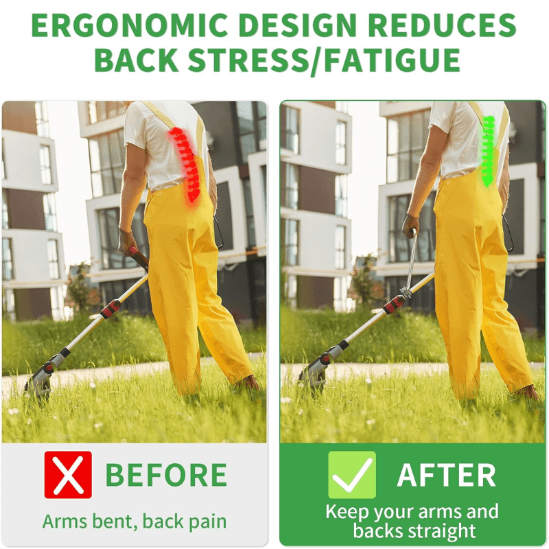 itoolmax weed eater handle saving your back