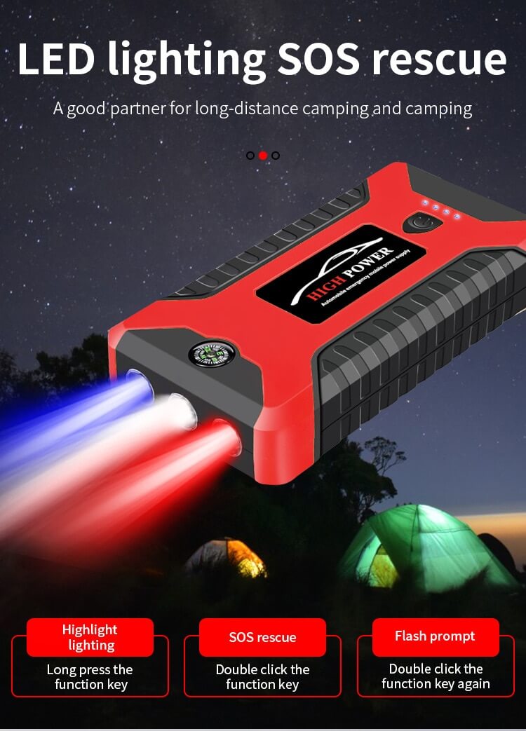 Démarreur de saut et power bank Pro