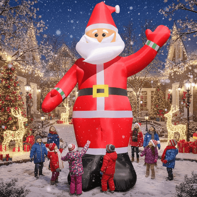 11.8ft winter christmas inflatable santa itoolmax